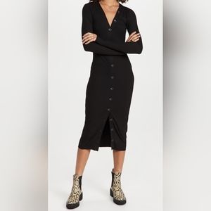 Enza Costa viscose Rib Cardigan Dress size L